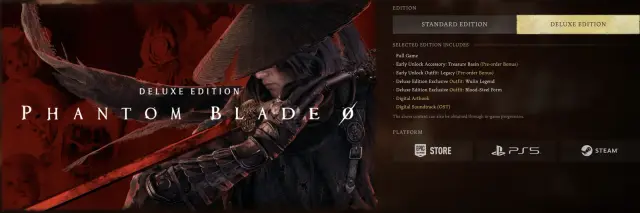 Phantom Blade Zero official purchase